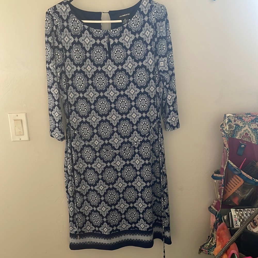 Liz Claiborne blue dress